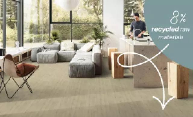 open space in a house showing both the kitchen and a lounge area